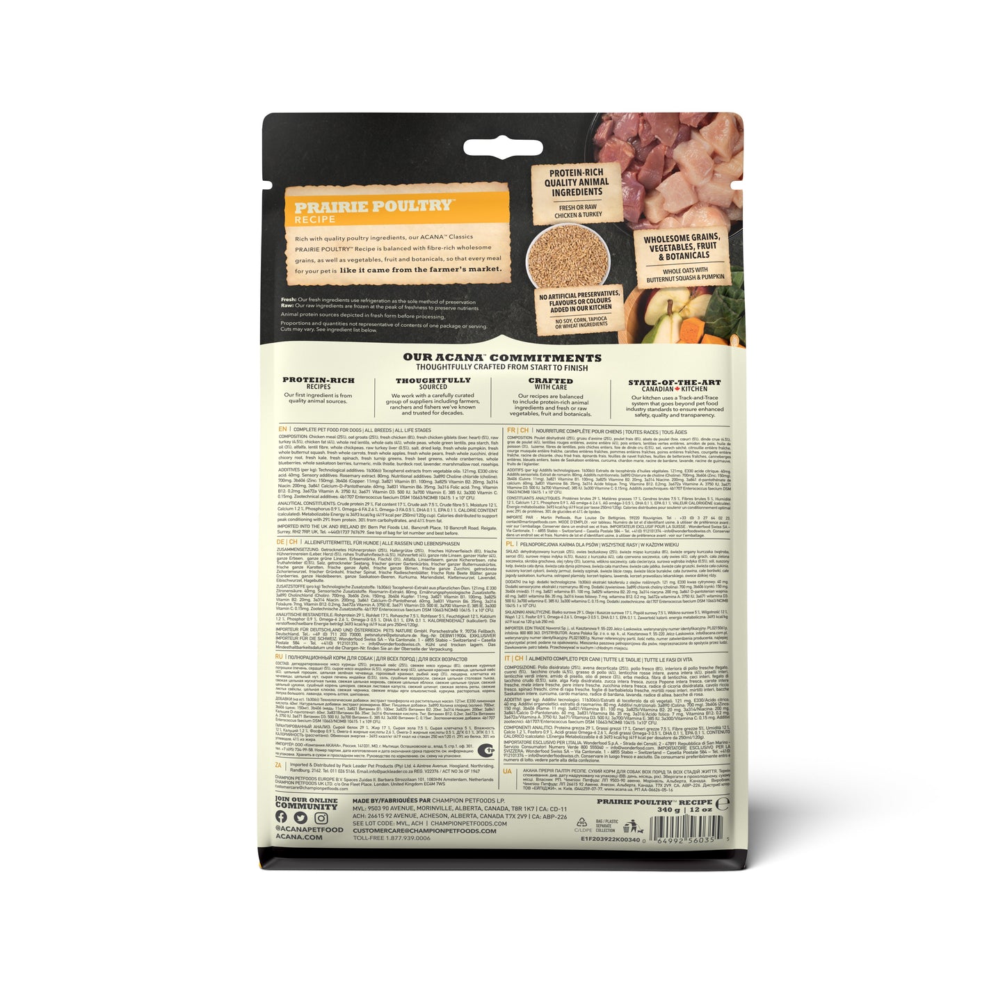 Acana Classecs Prairie Poultry